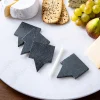 KSP Slate Cheese Markers with Chalk - Set of 4 (Grey)