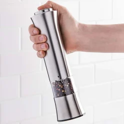 KSP Sleek Battery Salt and Pepper Mill (Stainless Steel)