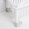 KSP Slidestor '3-Tier' Rolling Storage Rack (White) 45 x 21 x 80 cm