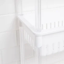 KSP Slidestor '3-Tier' Rolling Storage Rack (White) 45 x 21 x 80 cm