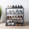 KSP Softstor '4-Level' Fabric Shoe Rack (Grey)