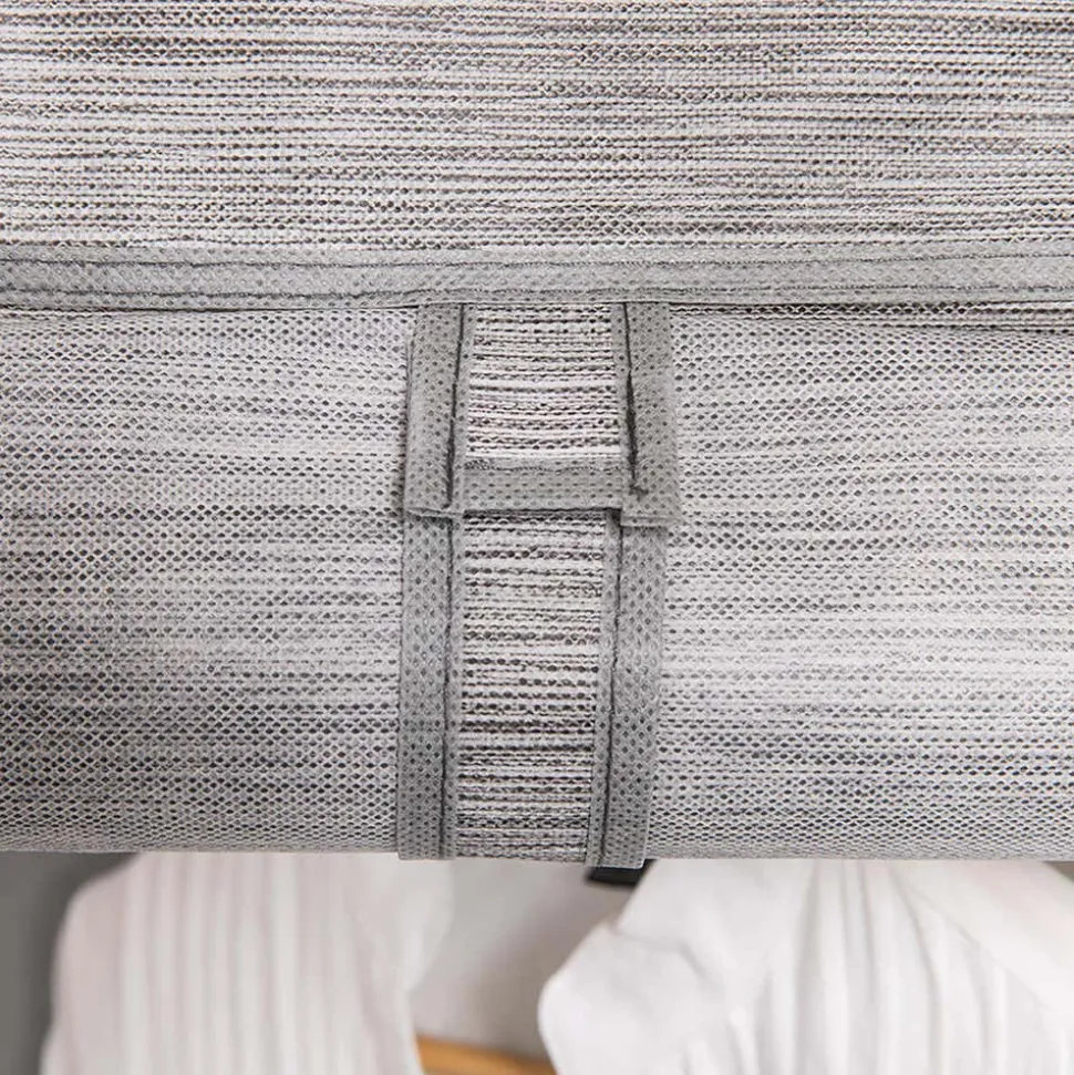 KSP Softstor 'Linen Look' Fabric Wardrobe (Grey)