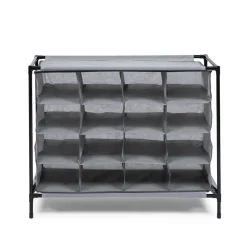KSP Softstor 'Original' Fabric Shoe Cabinet 16-Shoe (Grey)