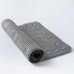 KSP Soft Touch Foam Pvc Non-Slip Suction Tubmat (Grey)