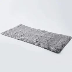 KSP Soft Touch Foam Pvc Non-Slip Suction Tubmat (Grey)