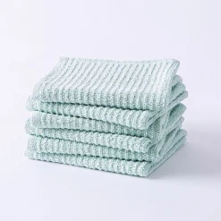KSP Soft Touch 100% Recycled Cotton Wash Cloth - Set/6 (Sage)