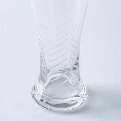 KSP Soiree Etched Pilsner Beer Glass - Set of 4 (17oz.)
