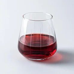 KSP Soiree Etched Stemless Wine Glass - Set of 4 (11.5oz)