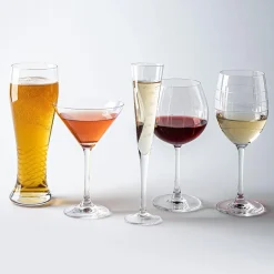 KSP Soiree Etched White Wine Glass - Set of 4 (17oz.)