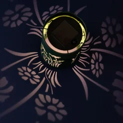 KSP Solar 'Flower' Table Top Lantern (Dark Green)