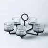 KSP Solis '5-Lite' Iron Tealight Holder (Black)