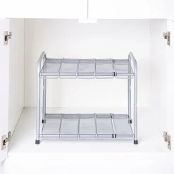 KSP Space Logic Expandable Under Sink Shelf (Silver) 35/69 x 29 x 37cm