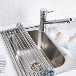 KSP Span Roll-Up Dish Drying Rack (Stainless Steel)
