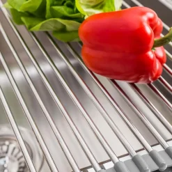 KSP Span Roll-Up Dish Drying Rack (Stainless Steel)