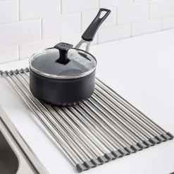 KSP Span Roll-Up Dish Drying Rack (Stainless Steel)
