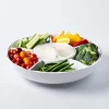 KSP Spin Melamine Turntable Tray - Set of 7 15" Dia. (White)