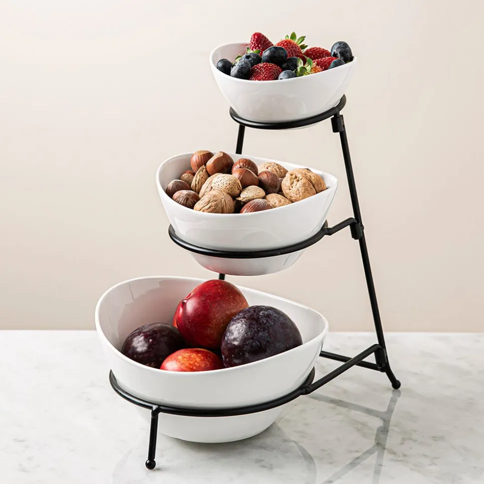 KSP Strata Porcelain Buffet Bowl (White)