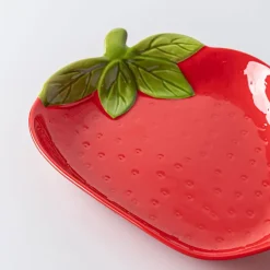 KSP Strawberry Melamine Side Plate 9.25" (Red)