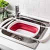 KSP Stretch Over The Sink Colander (Red)