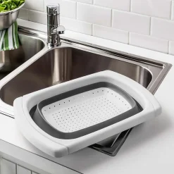 KSP Stretch Over The Sink Colander (Grey)