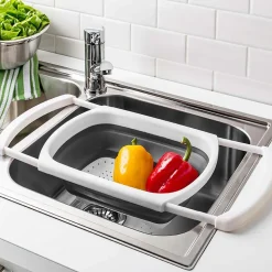 KSP Stretch Over The Sink Colander (Grey)