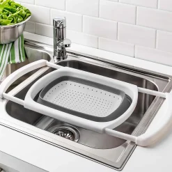 KSP Stretch Over The Sink Colander (Grey)