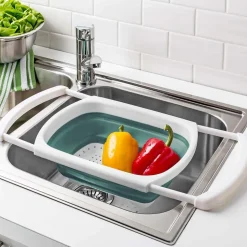 KSP Stretch Over The Sink Colander (Teal)