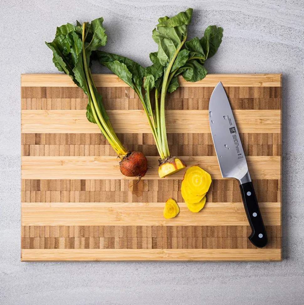 KSP Stripe Bamboo Cutting Board - 46 cm