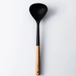 KSP Studio Collection Soup Ladle (Acacia/Black)