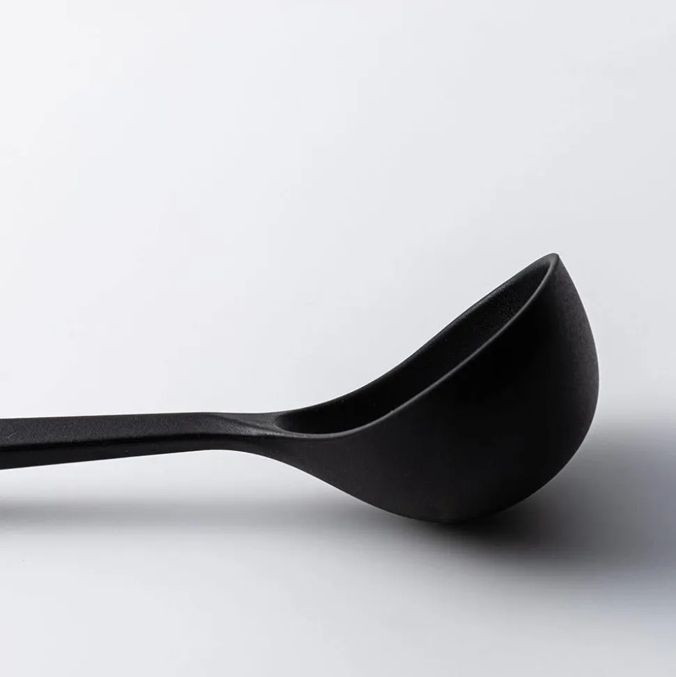 KSP Studio Collection Soup Ladle (Acacia/Black)