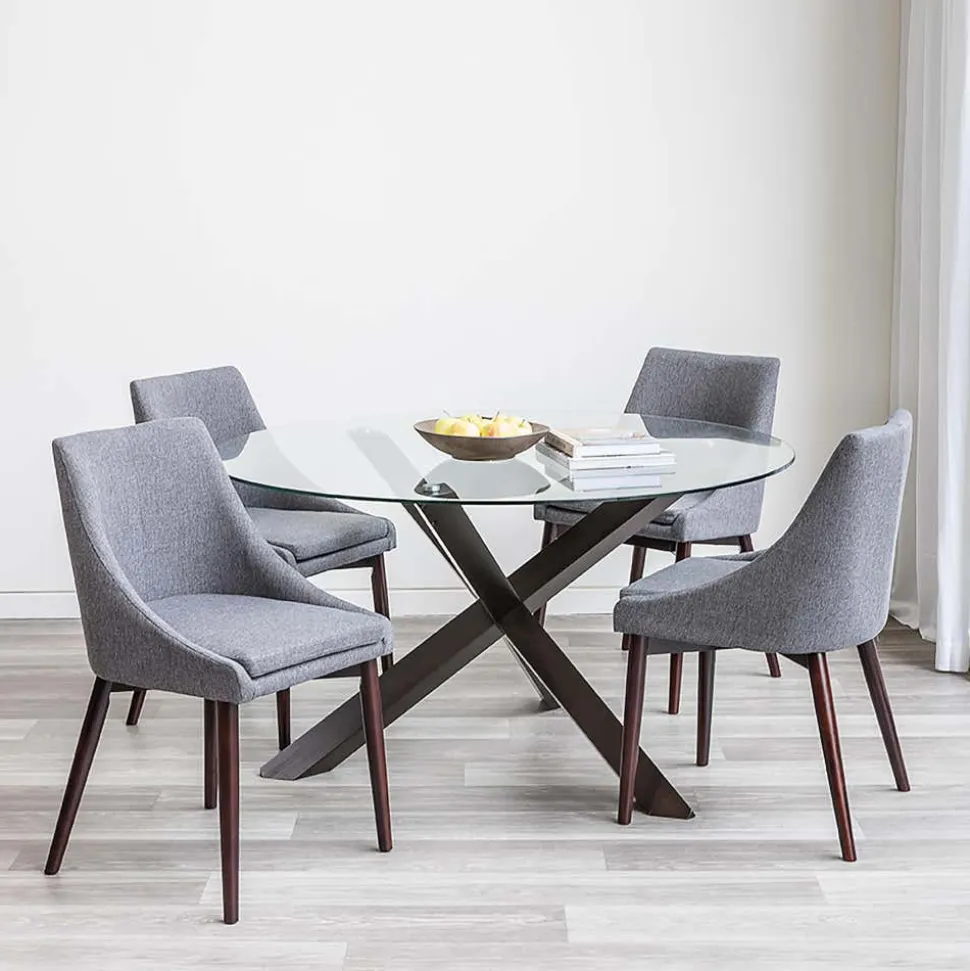 KSP Studio Fabric Dining Chair (Grey)
