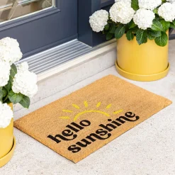 KSP Summer Coir Doormat 'Hello Sunshine'