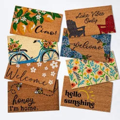 KSP Summer Coir Doormat 'Wildflower'
