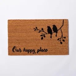 KSP Summer Coir 'Our Happy Place' Coir Doormat