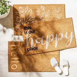 KSP Summer Coir 'Pawprint' Coir Doormat