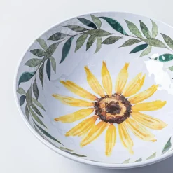 KSP Sunflower Melamine Serving Bowl 10