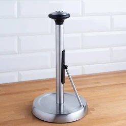 KSP Superior Upright Paper Towel Holder 18x35 cm (Black/St. Steel)