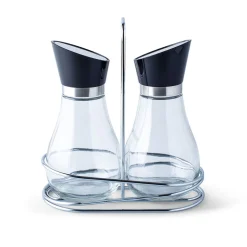 KSP Swivel Oil and Vinegar with Stand - Set of 2 (Stainless Steel)
