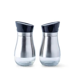 KSP Swivel Stainless Steel Salt & Pepper Shaker - Set of 2