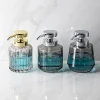 KSP Symphony Fluted Glass Soap Pump (Grey/Chrome)