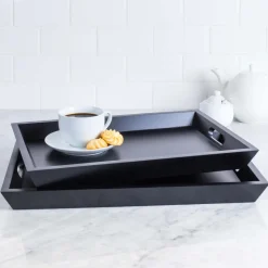 KSP Tablet Serving Tray - Set of 2 (Black)