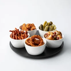 KSP Taco Porcelain Condiment Bowl - Set of 6 (White)