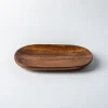 KSP Tala Acacia Wood Oval Serving Tray Small 30 x 20 X 2.5 cm