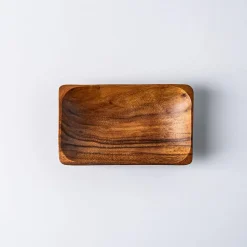 KSP Tala Acacia Wood Rectangular Serving Tray Medium 20 x 13 x 4 cm