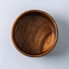 KSP Tala Acacia Wood Round Straight Bowl Large 26 x 26 x 10 cm