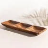 KSP Tala Acacia Wood 3-Section Serving Tray 38 x 13 x 4 cm