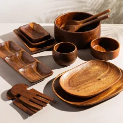 KSP Tala Acacia Wood Serving Board 42 x 37 x 2 cm