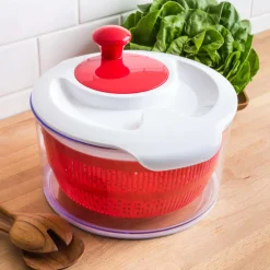 KSP Tango Salad Spinner (White/Red)