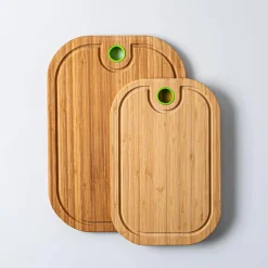KSP Tavola Bamboo Cutting Board with Hole (Natural)