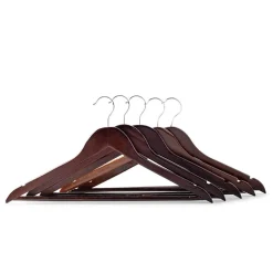 KSP Taylor Wood Hanger - Set of 5 (Brown)